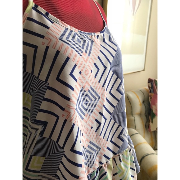 ANTHROPOLOGIE Eloise Geometric Print Cami - Picture 3 of 5